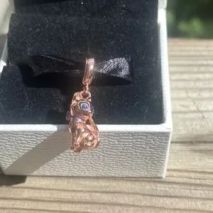 Pandora Jewelry Pandora Sparkling Pet Cat Dangle Charm Poshmark